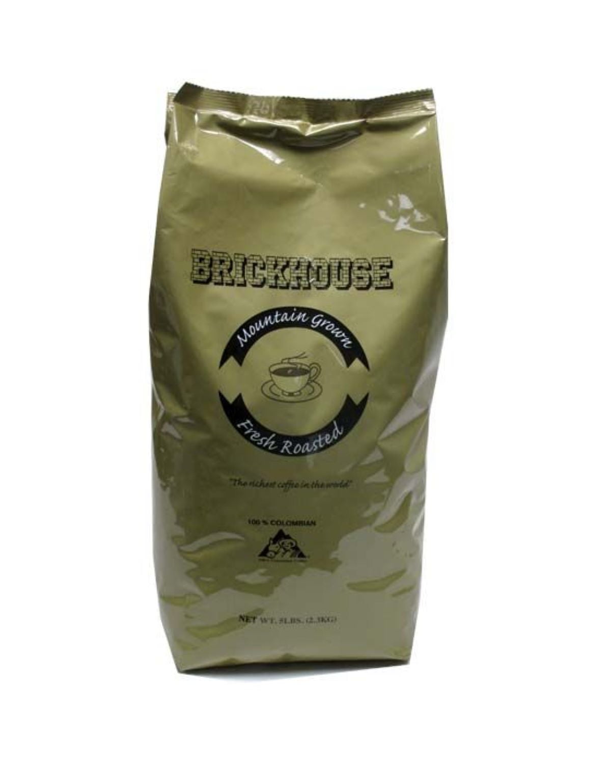 Brickhouse Coffee, 100% Colombian Bean, 1/5 lb bag