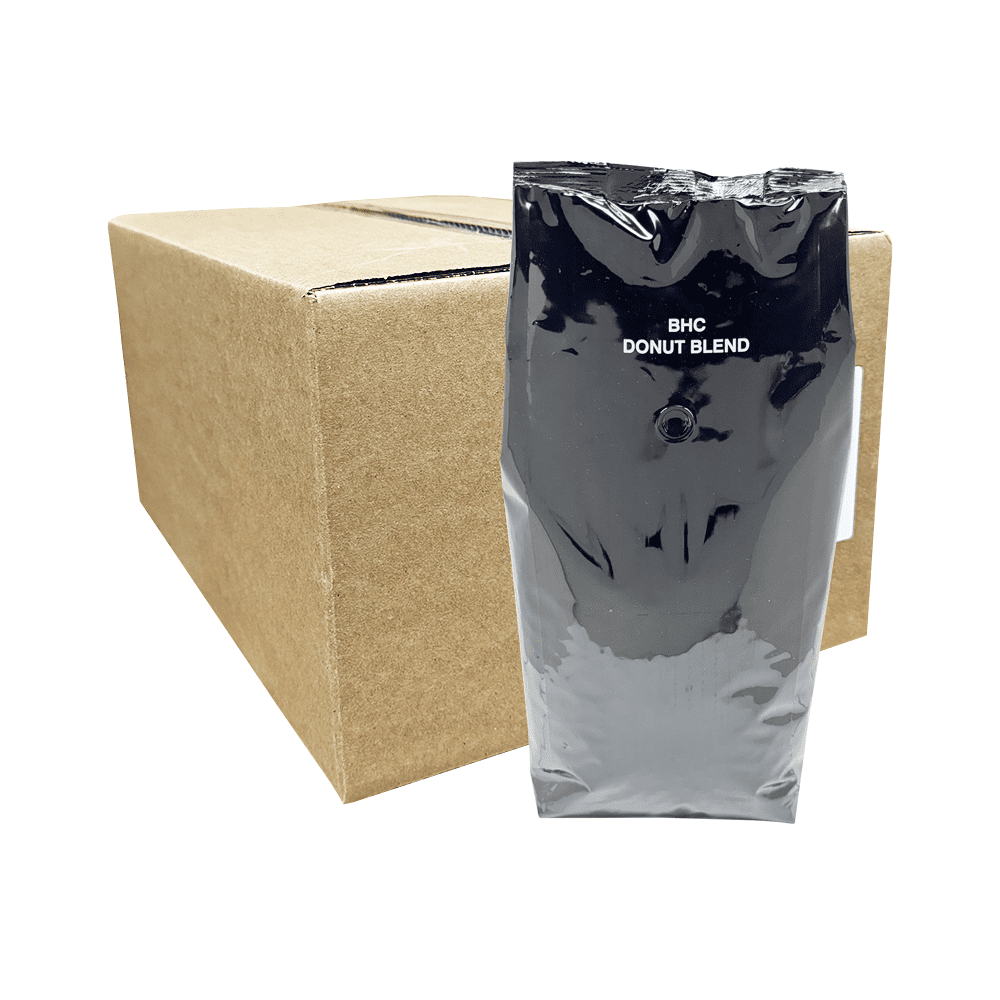 Brickhouse Donut Blend, Medium Roasted Whole Bean Coffee, 6/5LB bags (30lbs)