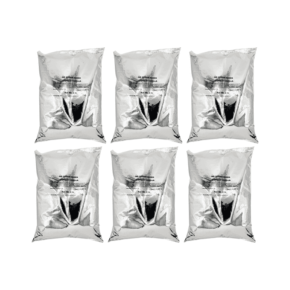 Brickhouse French Vanilla No Sugar Added Powdered Cappuccino Mix, 6 Bags (2lbs Each) Creamy, Sugar-Free Flavor