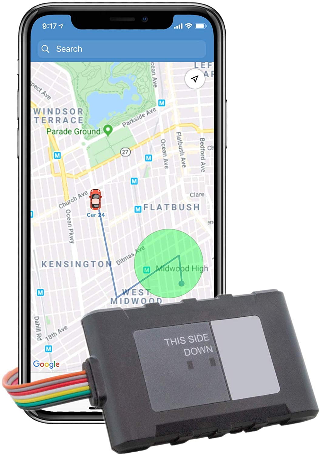 Brickhouse Security Livewire Dash GPS Vehicle Tracker, 3.28 oz