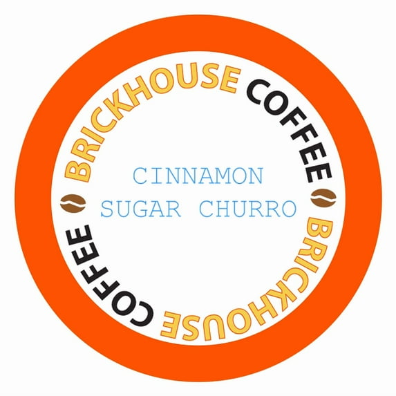 Brickhouse Single Serve Coffee, 120 Count, Cinnamon Sugar Churro