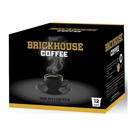 Brickhouse Single Serve Coffee, Mocha Liqueur, 12 count