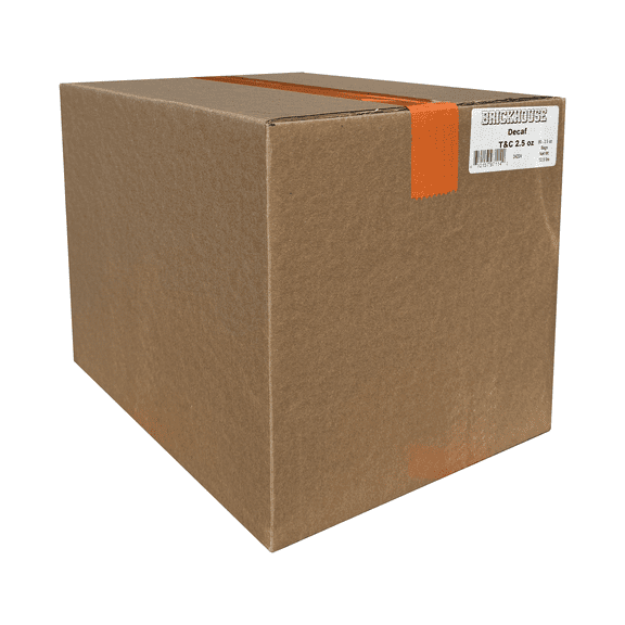 Brickhouse Town and Country Decaf Ground Coffee, 80/2.5oz Pre-Portioned Packets