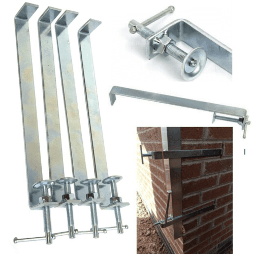 Bricklaying Profile Clamps 30cm Builder Brick Clamp Thread T bolt screw
