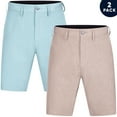 thumbnail image 1 of Brickline 2-Pack Men's Hybrid Shorts - Big & Tall Sizes up to 50 - Quick Dry Stretch Fabric - Perfect for Swimming, Golf, Casual Wear, and Outdoor Activities - Available in Multiple Colors, 1 of 8