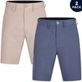 thumbnail image 1 of Brickline 2-Pack Men's Hybrid Shorts - Big & Tall Sizes up to 50 - Quick Dry Stretch Fabric - Perfect for Swimming, Golf, Casual Wear, and Outdoor Activities - Available in Multiple Colors, 1 of 8