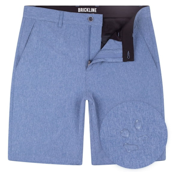 Brickline Men's Hybrid Stretch Shorts - Quick Dry, Comfortable & Versatile -Perfect for Golf, Swimming, Casual Wear & Travel - Big & Tall Sizes up to 50 - Ideal for Summer & Outdoor Activities