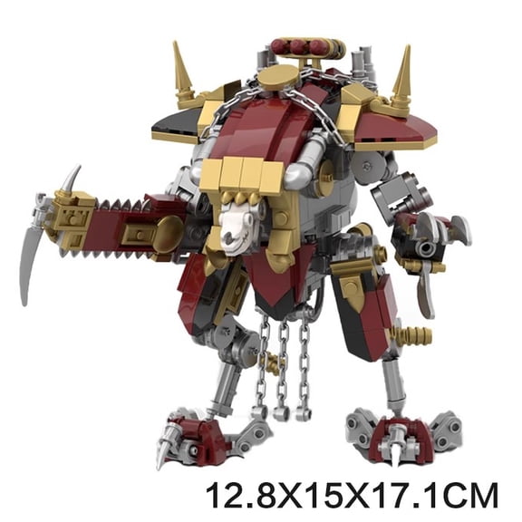 Bricklink MOC Ideas Battle Game Robot Redemptor Dreadnought Mecha Warrior Sets Creative Building Blocks Kid Toys Christmas Gift