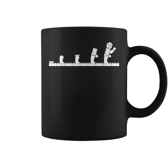 Bricks Evolution Master Builder Building Blocks Coffee Mugs