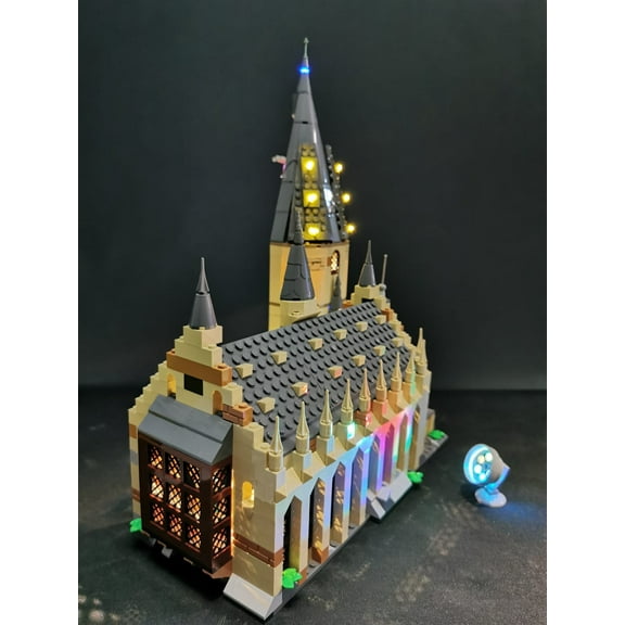 Brickstars LED Lighting Kit for LEGO 75954 Harry Potter Hogwarts Great Hall (Not Include the Building Set)