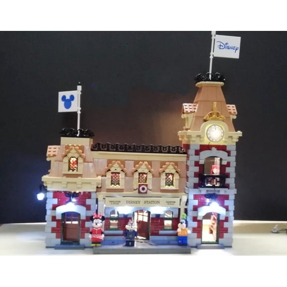 Brickstars LED Lighting Kit for Lego 71044 Train and Station (Not Include the Building Set)