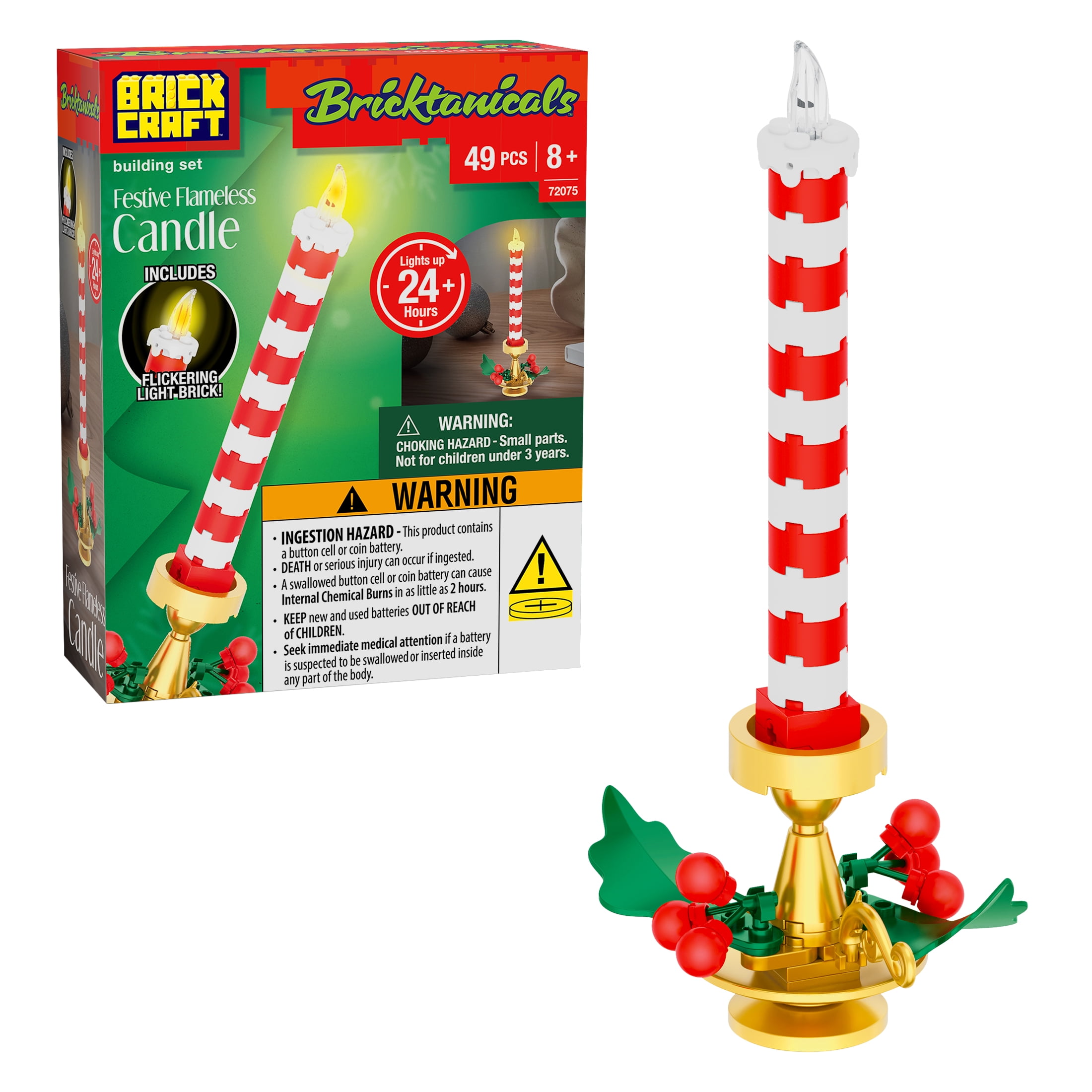 Brickcraft Bricktanicals DIY Hanging Stocking Building Kit (105