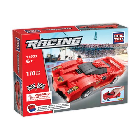 Brictek 170 Pcs Racing Track Car Building Block Construction Brick Bric Tek Toy 11533