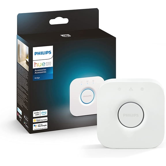 Brid , Unlock The Full Potential of Hue Brid System, Multi-Room and Out-of-Home Control, Create Automations and Zones, Smart Lighting Hub, Works with Voice and Matter-Compatible