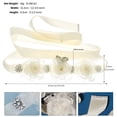 thumbnail image 1 of Bridal Belt Rhinestone Ribbon Belt Bride Bridesmaid Sash Wedding Dress Accessory, 1 of 6