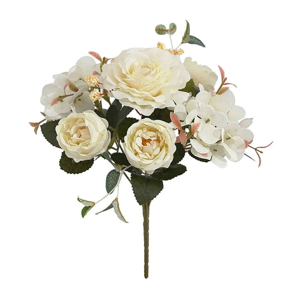 Bridal Bouquet Guozer Floral Centerpieces for Tables Fake Flower Simulation Bouquet Silk Flower for Wedding,Party,Balcony,Living,Room,Office,Bedroom,Garden