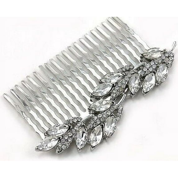 Bridal Bridesmaid Wedding Flower Floral Hair Comb Beauty Pageant Costume Prom n1