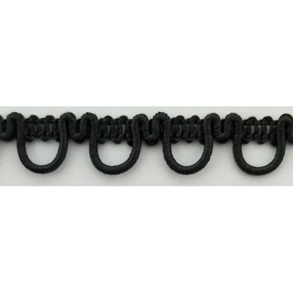 Bridal Button Loop Elastic Braid Trimming - 12 Continuous Yards - Many Colors!