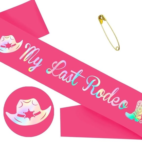 Bridal Disco Sash Rodeos for Bachelorette Party Hen Party for Wedding Bridal Wedding Sash Bride to Be Accessories