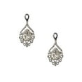 thumbnail image 1 of Bridal Earrings Rhodium Crystal Chandelier Filigree Earrings, 1 of 1
