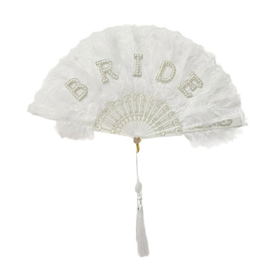 Bridal Fan BRIDE Wedding Party Decorations Bridal Shower Wedding Bridal Lace BRIDE Bridal Shower Gift