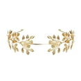 Bridal Gold Leaf Headband Bridal Headgear Gold Leaf Headgear for