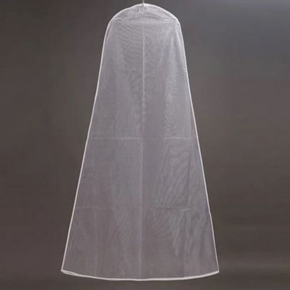 Bridal Gown Wedding Dress Storage Bag Breathable Clear Garment Dust Proof Cover 180cm