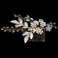 thumbnail image 1 of Bridal Hair Comb Crystal Hair Comb Rhinestone Comb Sapphire Wedding Hairpiece Prom Bridesmaid Hair Jewelry for Women and Girls, 1 of 7