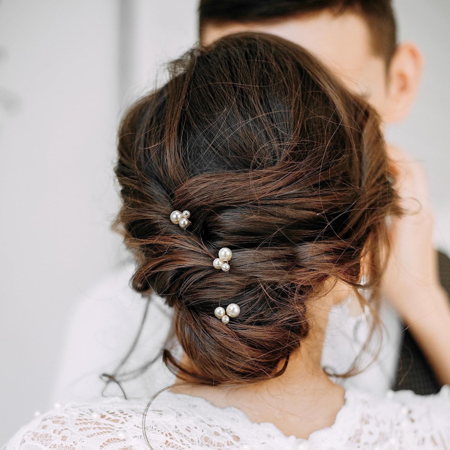 Bridal Hair Pins Pearl Headpiece for Brides and Bridesmaids - Wedding Hair Clips and Pieces