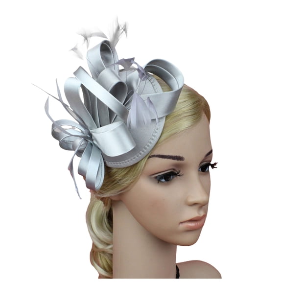 Bridal Headpiece Women Satin Mesh Wedding Accessory Vintage Style For Prom Party Headwear
