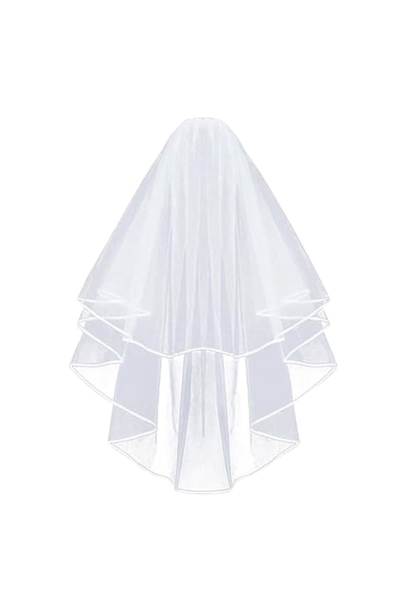 Bridal Headpieces, Short Wedding Veil with Comb for Party & Costume