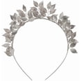 thumbnail image 1 of Bridal Leaf Tiara Crown Gold Leaf Headband Handmade Leaf Headpiece for Wedding Prom Party Festival Hair Jewelry, 1 of 9