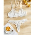 thumbnail image 1 of Bridal Lingerie Set White Lace, 1 of 4