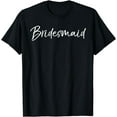 thumbnail image 1 of Bridal Party Gifts for Women Cute Matching Bridesmaid T-Shirt, 1 of 4