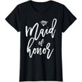 thumbnail image 1 of Bridal Party Shirts Maid Of Honor CuteGraphics T-Shirt, 1 of 4