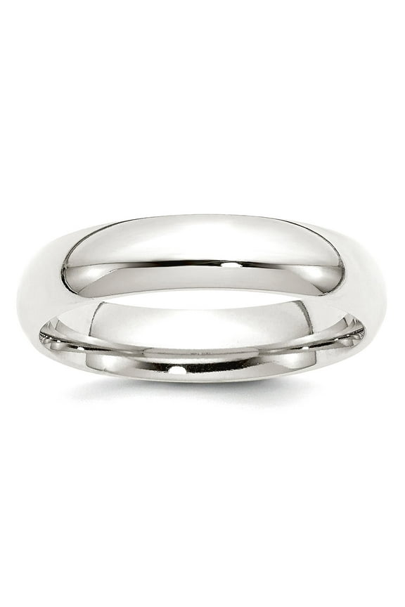 925 Sterling Silver Solid Polished 5mm Comfort-Fit Band Ring Size 9.5 Ring for Women and Men