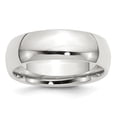 thumbnail image 1 of Sterling Silver 7mm Comfort Fit Size 10 Band QCF070, 1 of 10