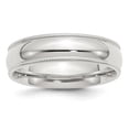 thumbnail image 1 of Bridal QCFM060-11.5 6 mm Sterling Silver Milgrain Comfort Fit Band, Polished - Size 11.5, 1 of 6