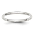 thumbnail image 1 of Bridal QWH020-4.5 2 mm Sterling Silver Half-Round Band, Polished - Size 4.5, 1 of 2