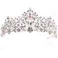 thumbnail image 1 of Bridal Rhinestone Tiara Gem Crystal Hair Crown Princess Headpiece Wedding Hair Accessories for Women and Girls, 1 of 6