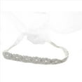 thumbnail image 1 of Bridal Sash Belt Silver Plating Twist Wedding Sash Belt, 1 of 1