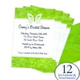 thumbnail image 1 of Bridal Shower 'Blushing Bride' Green Imprintable Invitations (12ct), 1 of 1