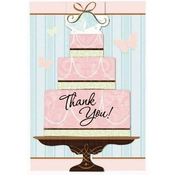 Bridal Shower 'Blushing Bride' Thank You Notes w/ Envelopes (20ct)