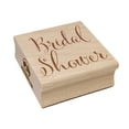 thumbnail image 1 of Bridal Shower Cursive Text Wedding Square Rubber Stamp Stamping Scrapbooking Crafting - Small 1.25in, 1 of 7