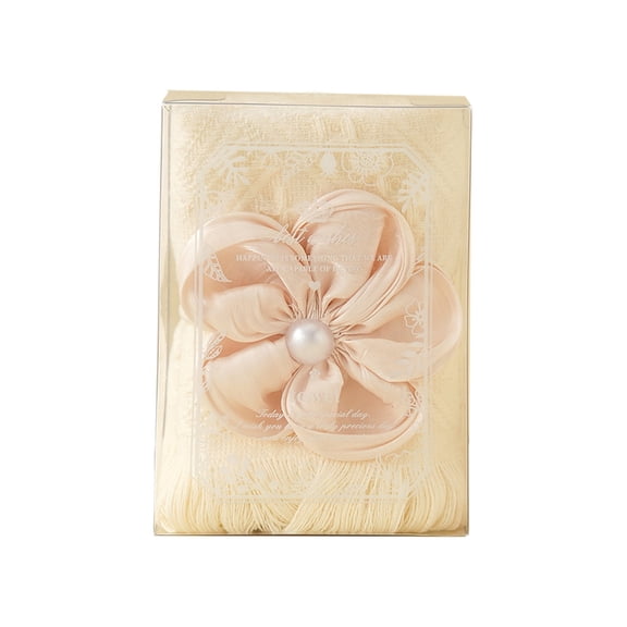 Bridal Shower Favors Tassel Towel, Gift for Guests, Soft Cotton Hand Towel, for Wedding Bridesmaid Proposal Gifts Birthday Souvenir Supplies, White