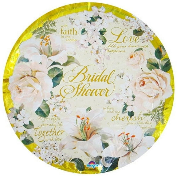 Various Bridal Shower Foil Mylar Balloons (1ct)