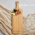 thumbnail image 1 of Bridal Shower Game Prizes Gift, Wooden Charcuterie Board Mini Cutting Board with Handle Cheese Knives Forks Set Thank You Tags with Box for Guest Party, 1 of 4