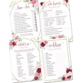 thumbnail image 1 of Bridal Shower Games - Set of 4 Games for 30 Guests - Double Sided Cards - Wedding Shower Games - Rose Gold, 1 of 6