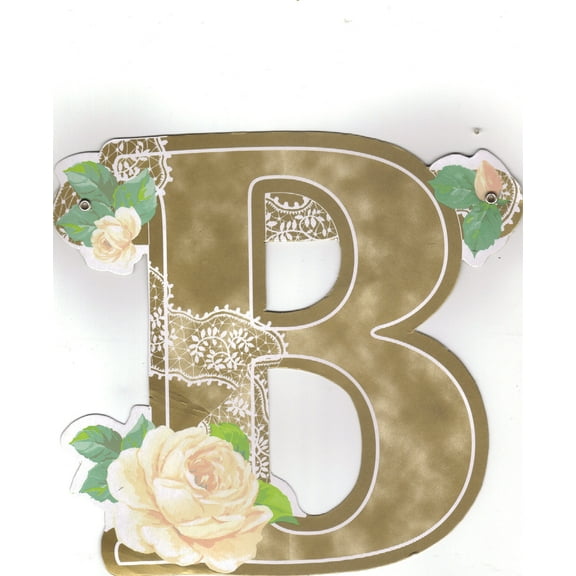 Bridal Shower Gold Banner (1ct)