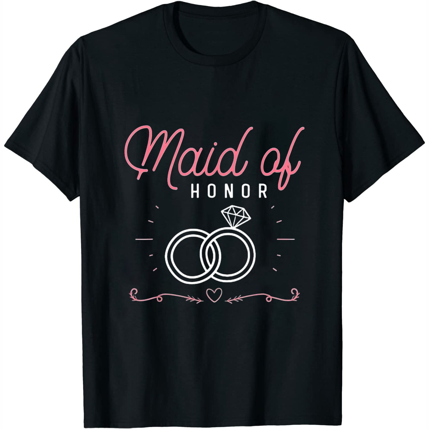 Bridal Shower Maid Of Honor Bachelorette Party Bride Womens T-Shirt ...